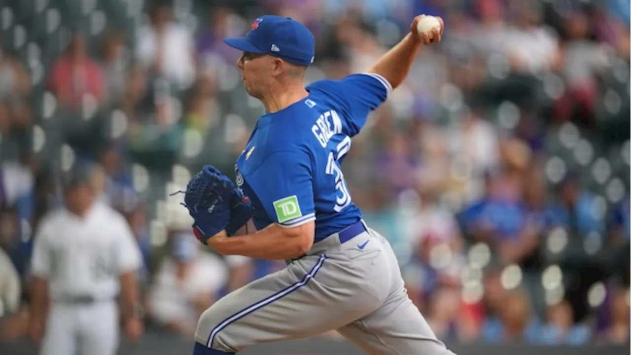 Blue Jays reinstate right-hander Chad Green from IL