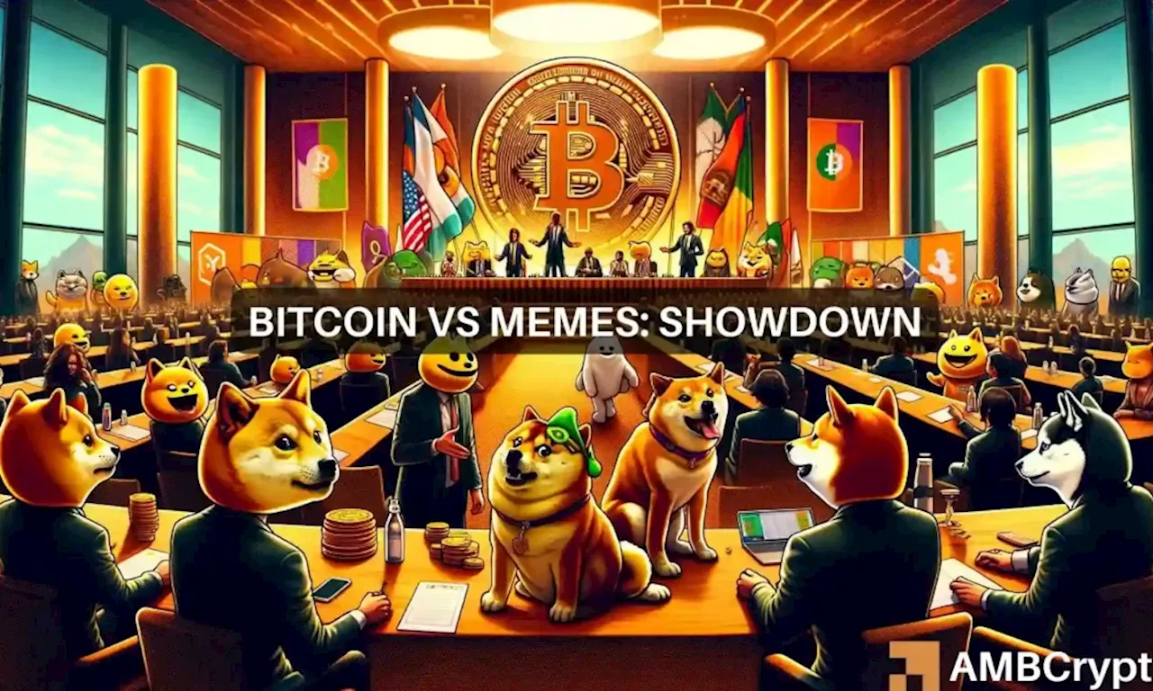 Memecoins outperform Bitcoin: Is the spotlight shifting?