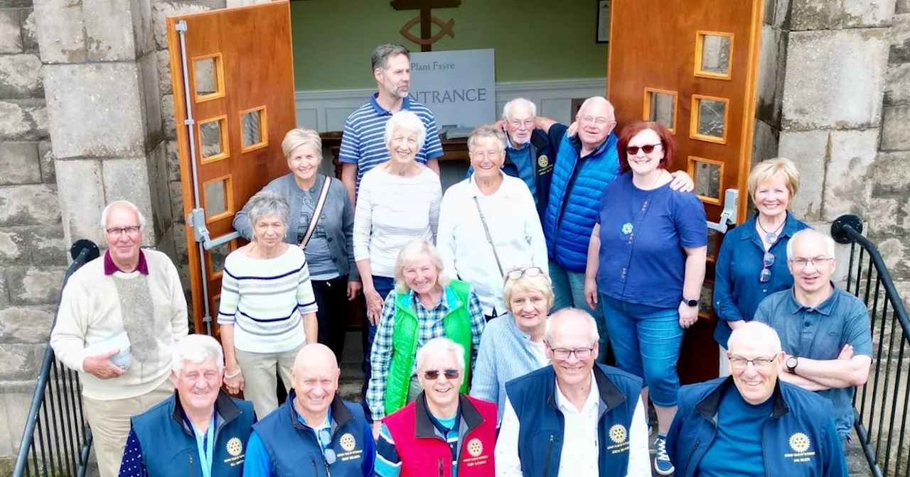 Rutherglen Rotary Club raises £3613 for local good causes in annual plant fair