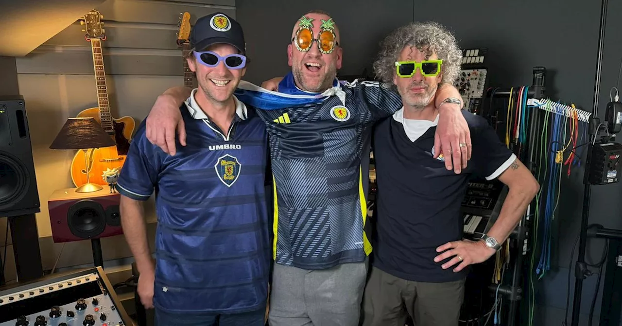 Three Scotland fans in bid for official Euros song status with ‘Shot at Glory’