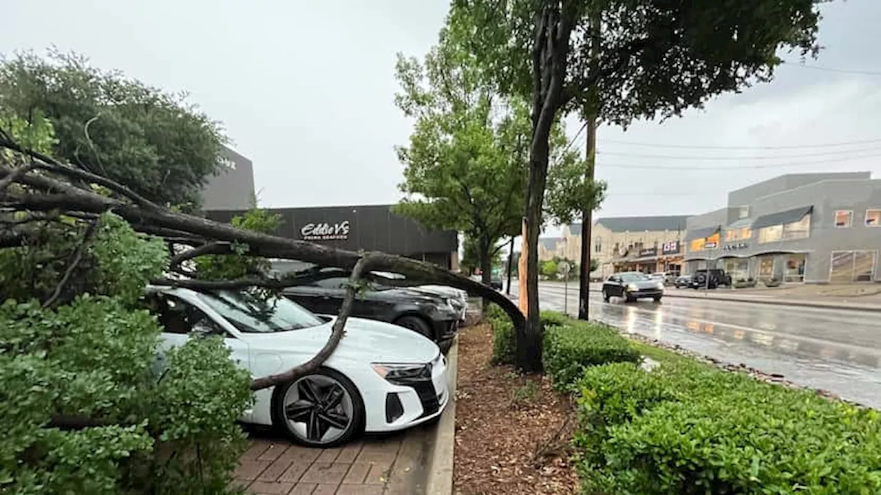 Photos: Severe thunderstorms move through Dallas-Fort Worth