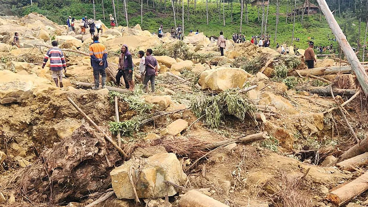 Erst sechs Tote geborgen: Angst vor neuen Erdrutschen in Papua-Neuguinea