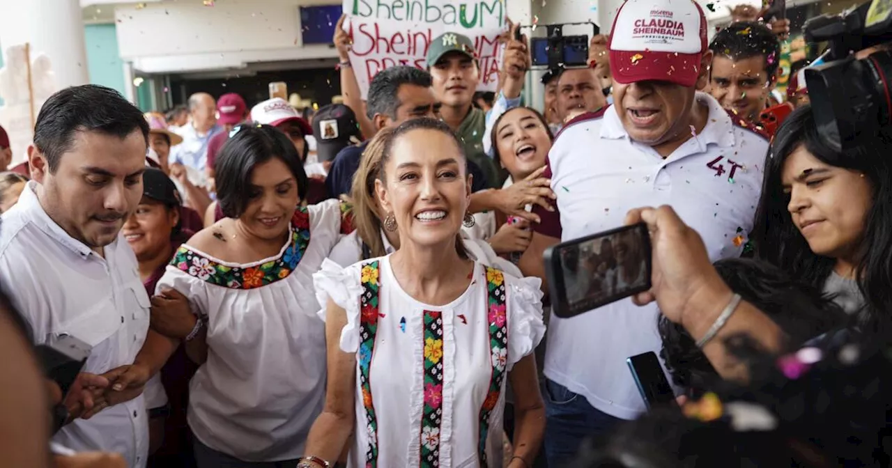 Sheinbaum hace reconocimiento a AMLO desde Tabasco y promete cuidar su legado