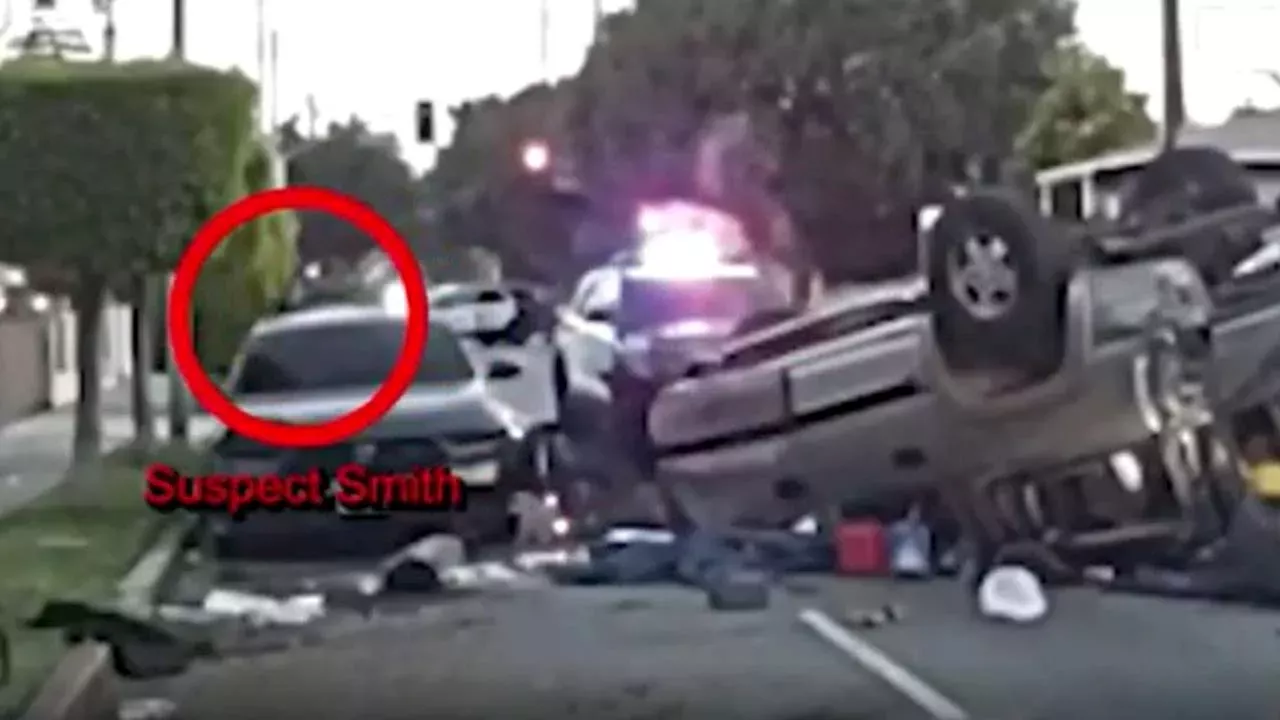 Police Chases: Bodycam Video Released Of South LA Pursuit Crash That ...