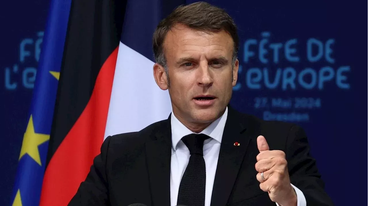 Europe: Union européenne : depuis l'Allemagne, Emmanuel Macron appelle ...