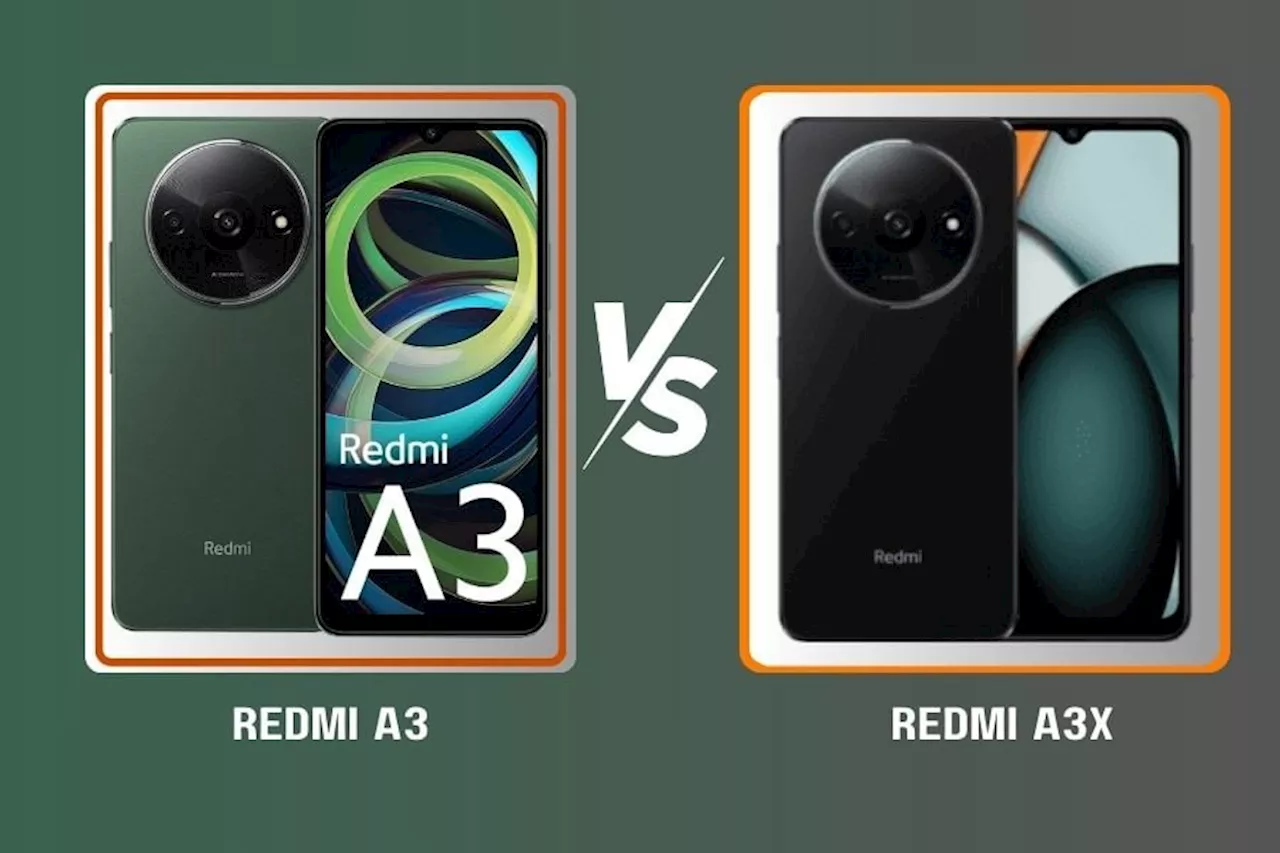 Redmi A3 vs Redmi A3x: Choose between MediaTek or Unisoc
