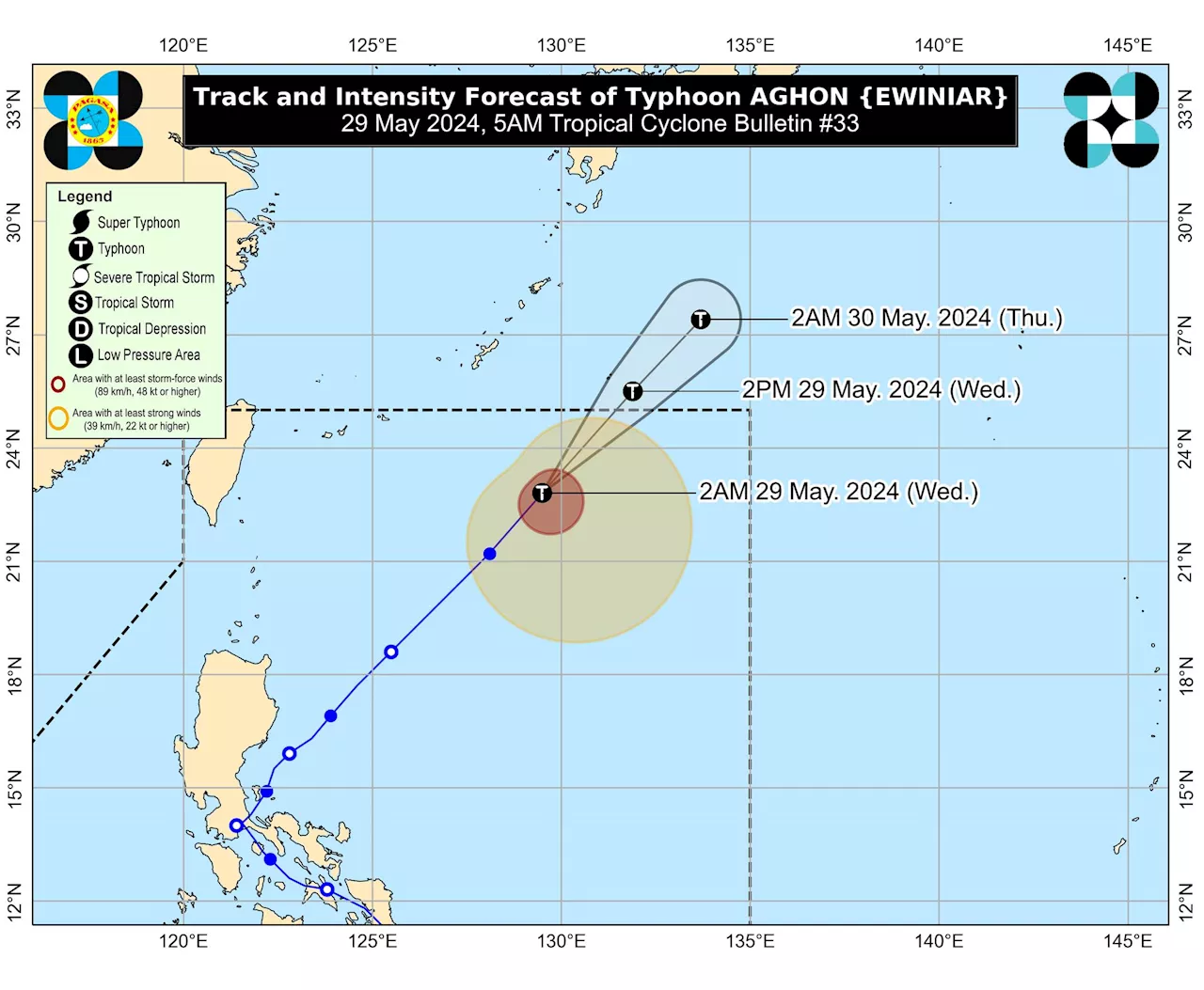 PAGASA: Aghon almost out of PAR