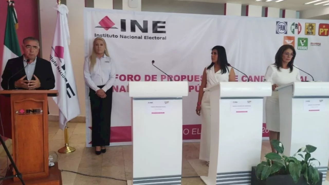 Solo 2 de 5 candidatas al Senado por SLP acuden al debate organizado por el INE