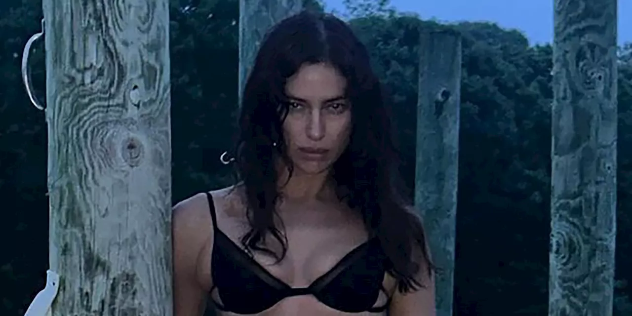 Irina Shayk Wore a Tiny Black Bikini for a 'Weekend Away' With Her Daughter