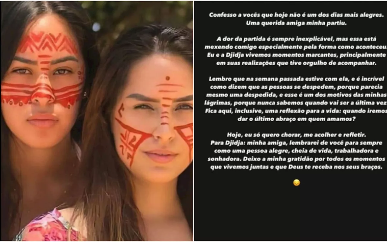 Ex-BBB Isabelle Nogueira lamenta morte de Sinhazinha do Boi Garantido: 'só quero chorar'