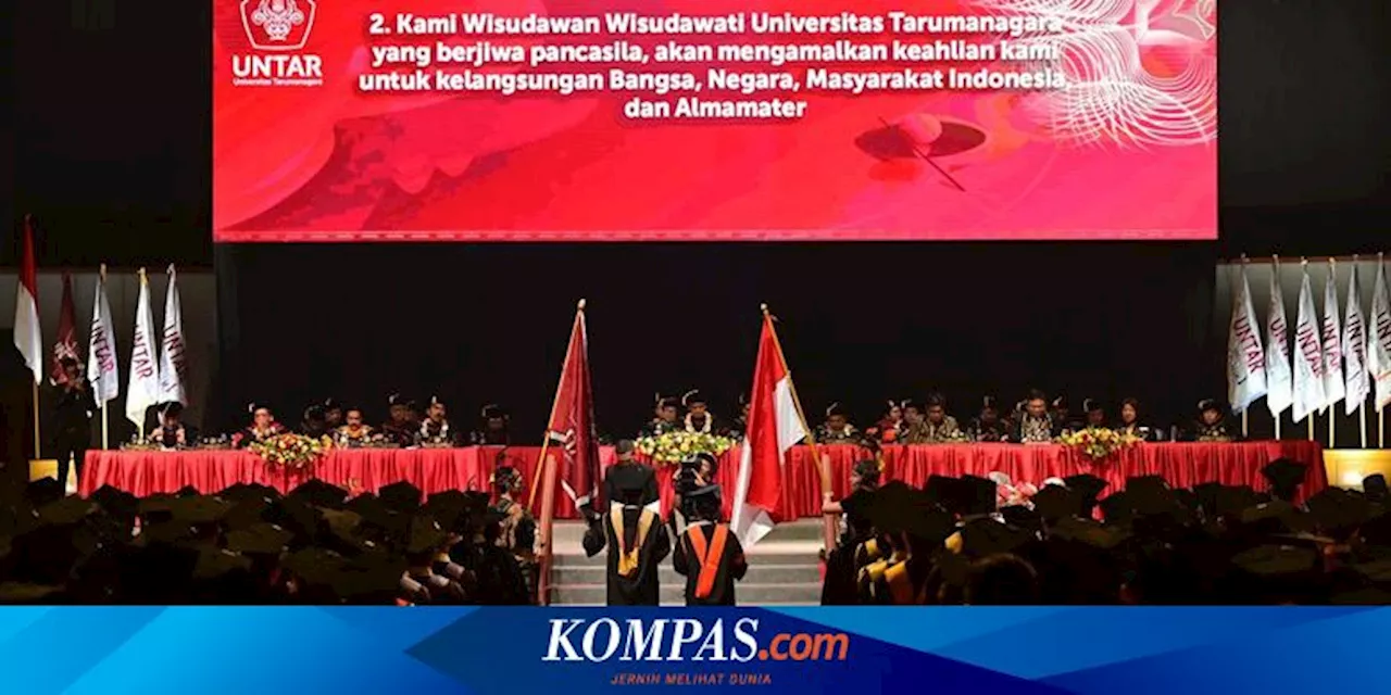 Wisuda ke-83 Untar, Rektor: Wisudawan Harus Tegakkan Nilai Integritas