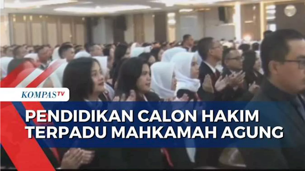 Ketua MA Muhammad Syarifudin Buka Program Pendidikan Calon Hakim Terpadu