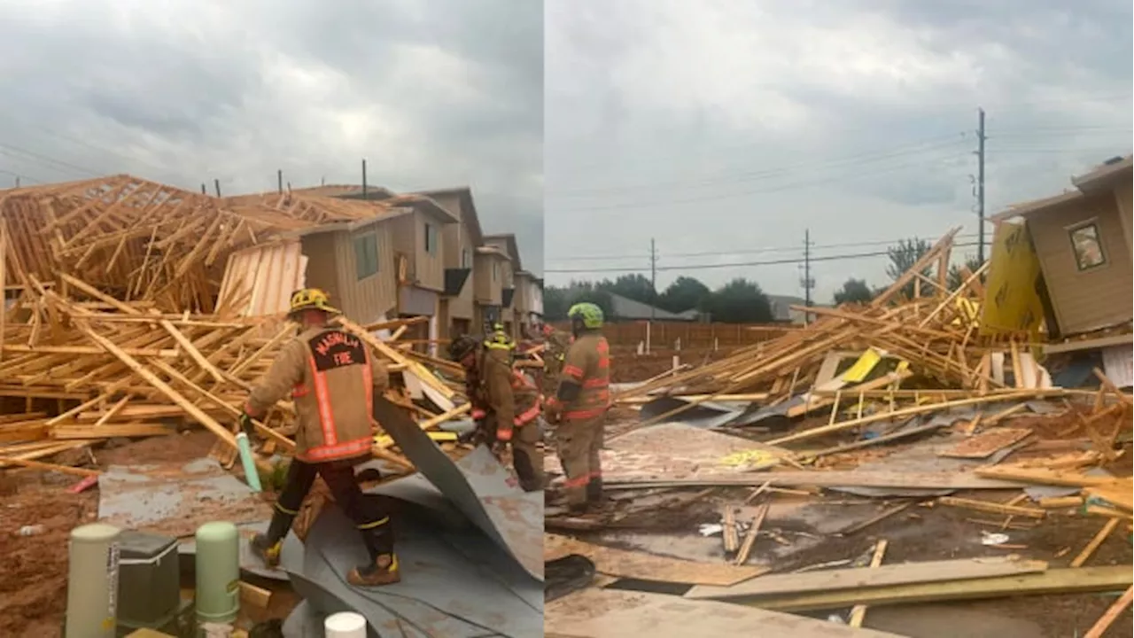 1 killed in Magnolia house collapse during storm