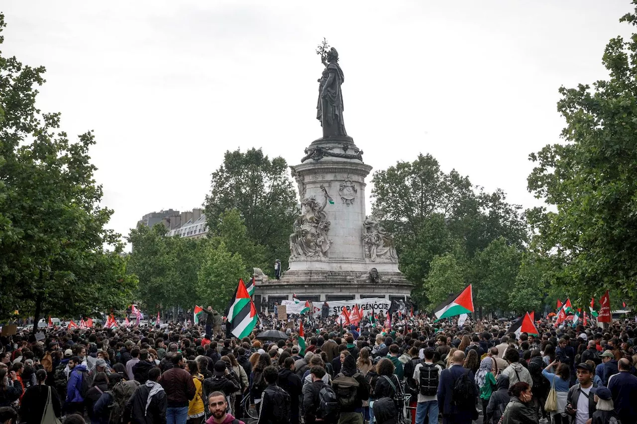 Deuxième manifestation consécutive à Paris contre les frappes sur Rafah