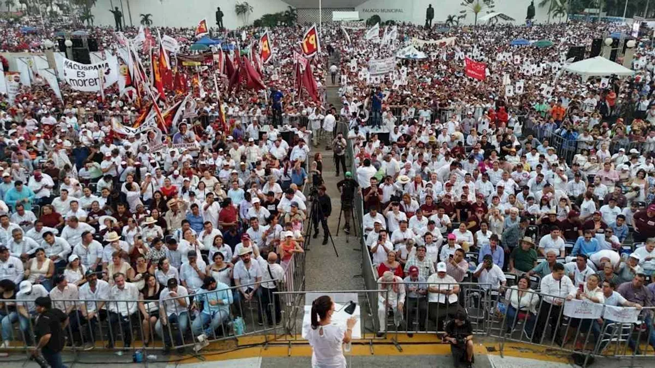 Desde Tabasco, Claudia Sheinbaum promete a AMLO cuidar su legado