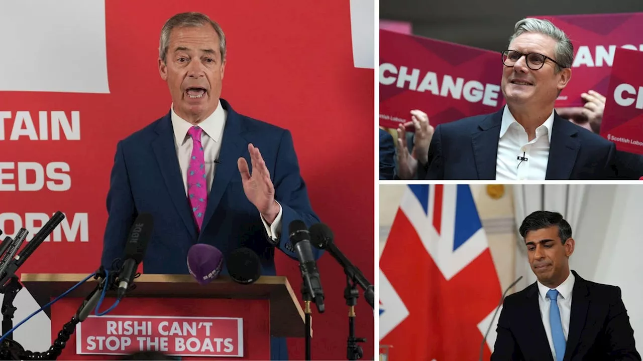 ‘It’s over’: Nigel Farage says General Election is a ‘foregone conclusion’ and ‘Labour have won’