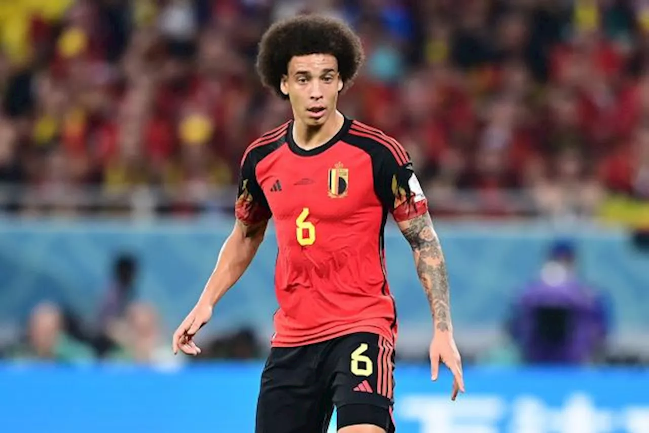 La liste de la Belgique pour l'Euro, sans Thibaut Courtois mais avec Axel Witsel