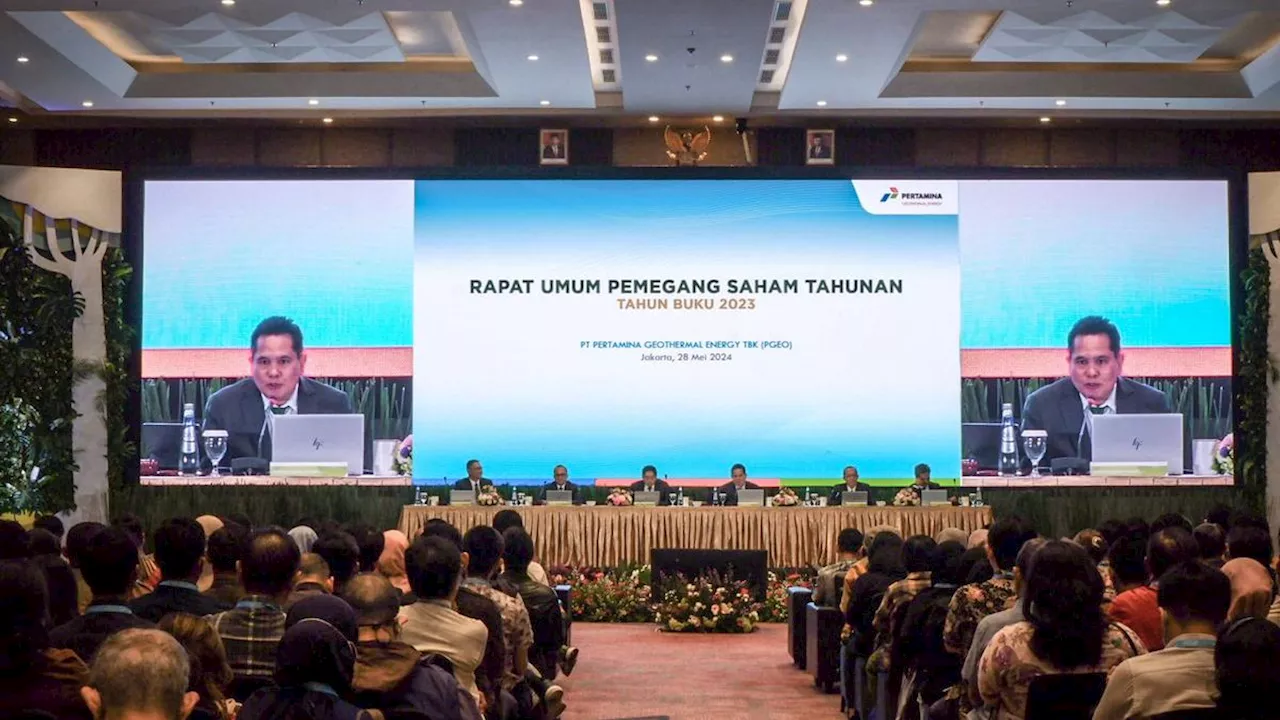 Pertamina Geothermal Energy Tebar Dividen 2023 Setara Rp 2,06 Triliun