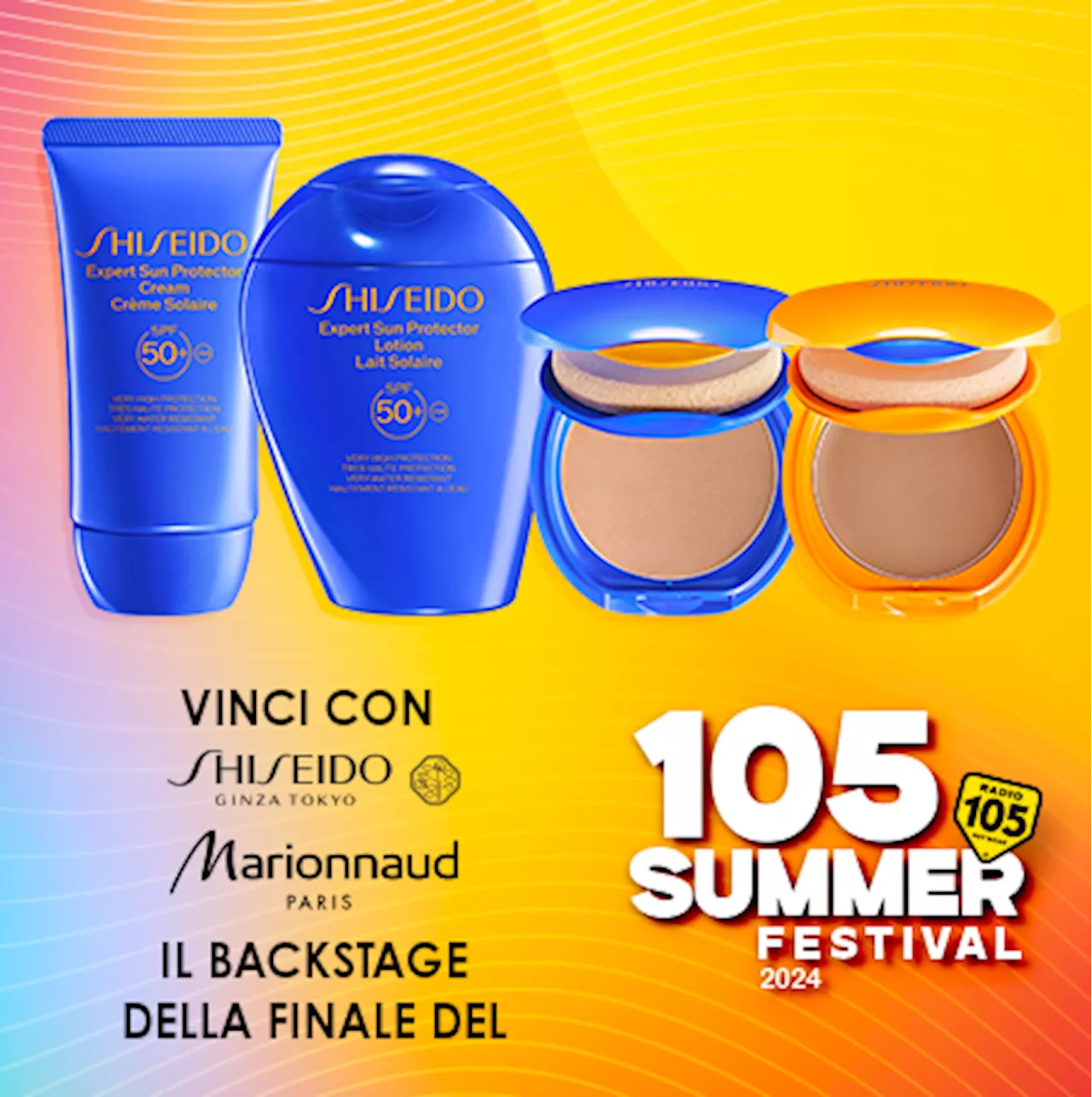 Shiseido Marionnaud valorizzano talenti a Summer Tour Radio 105