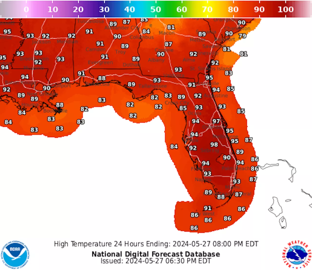 Map Shows Florida Cities Break Heat Records Amid Surging Temperatures