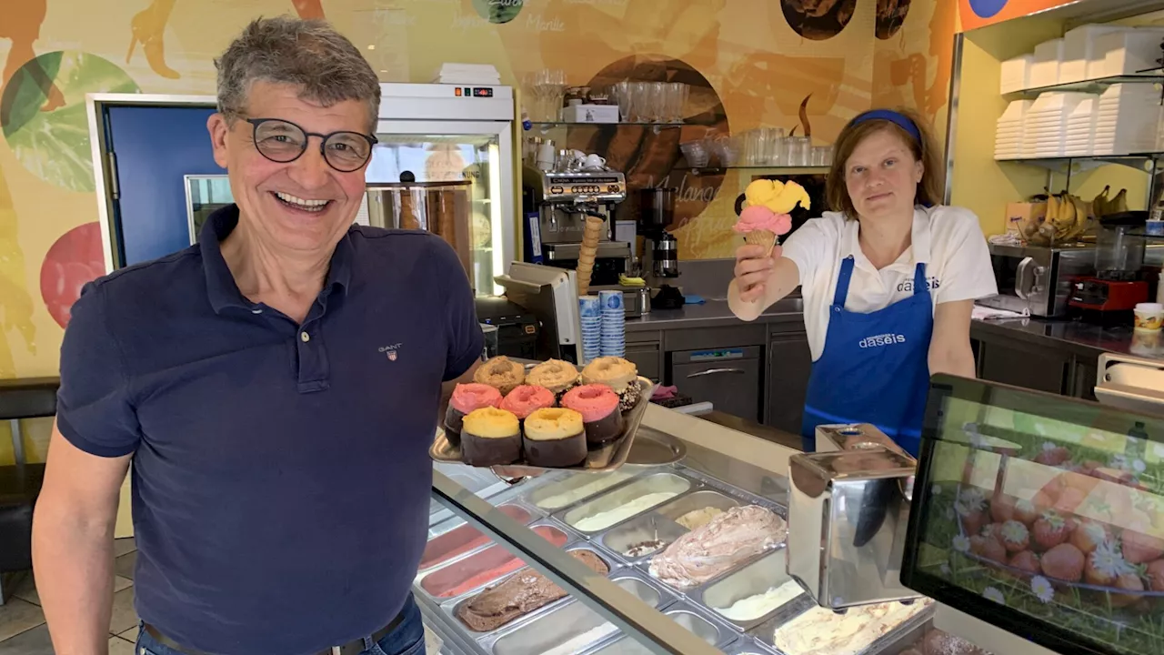 Ab 1,90 Euro pro Kugel ist man im Bezirk Mödling beim Eisgenuss dabei