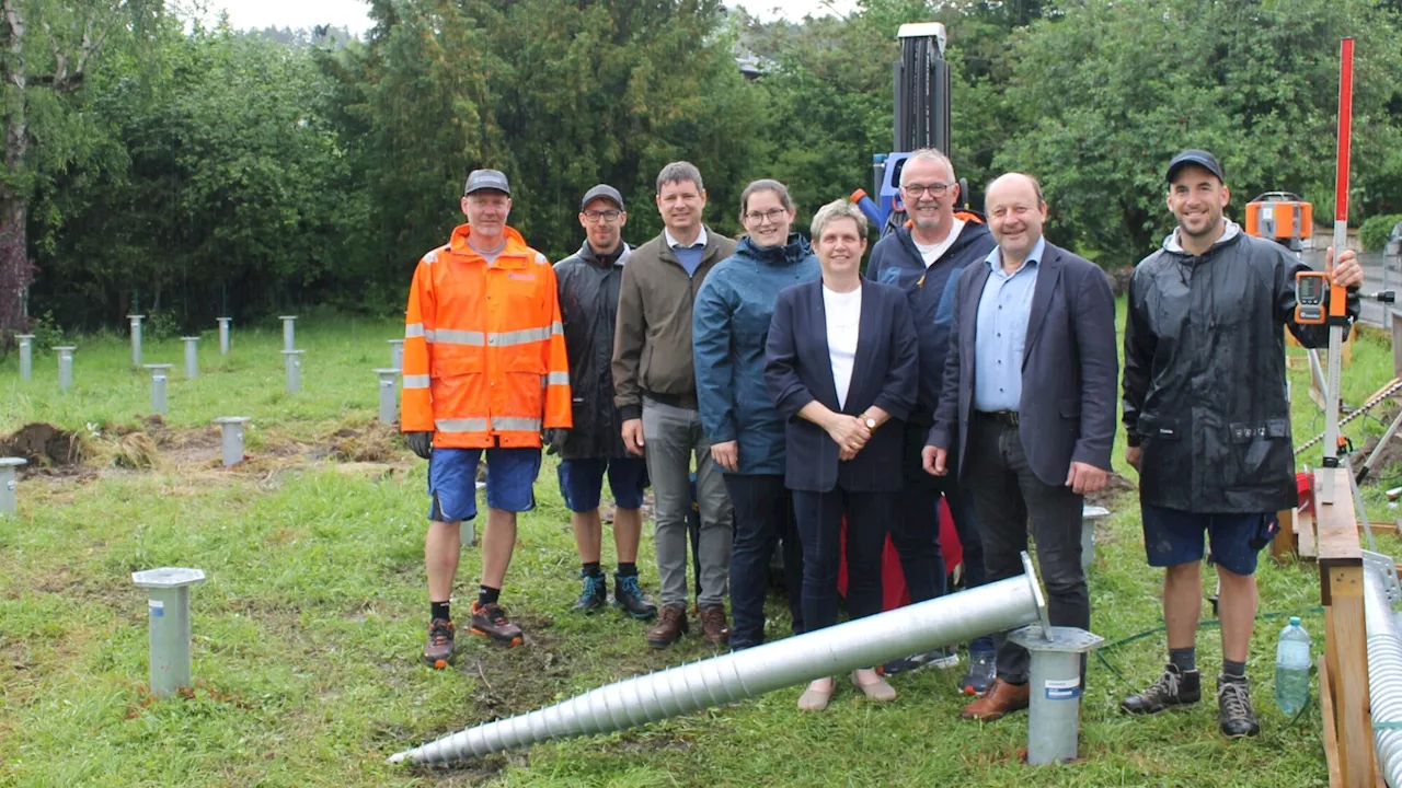 Baustart für Kindergarten-Containerdorf in Scheibbs