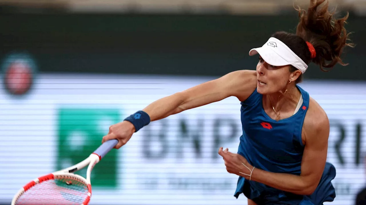 Cornet : la Française, qui dispute son dernier Roland-Garros, en difficulté