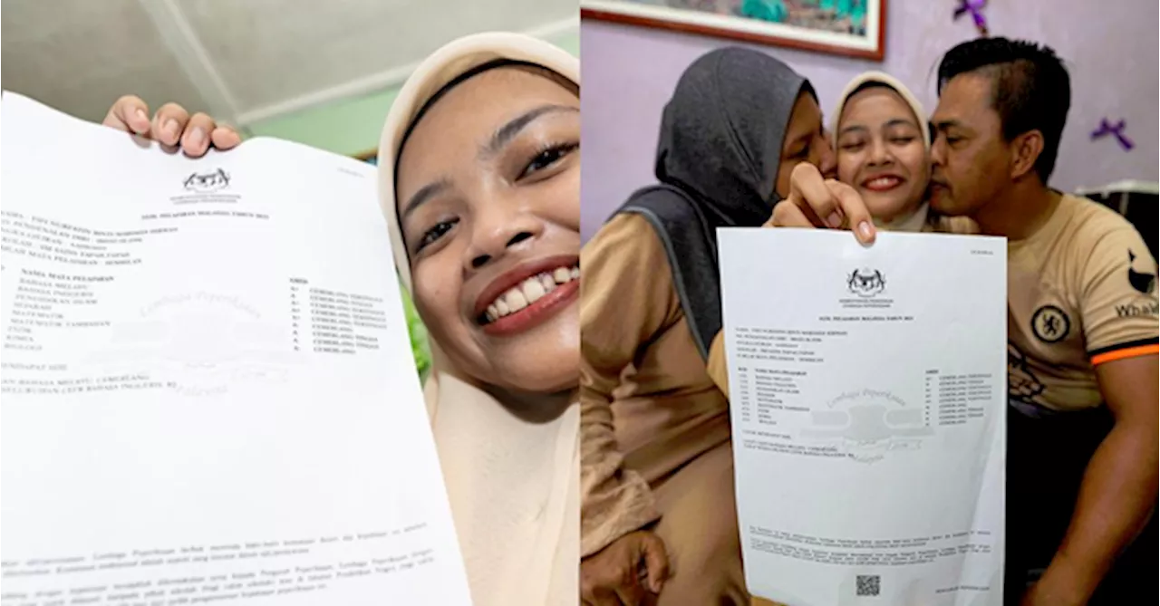 Orang Asli Girl From Perak Overjoyed To Score Straight 9A's In SPM Without Tuition