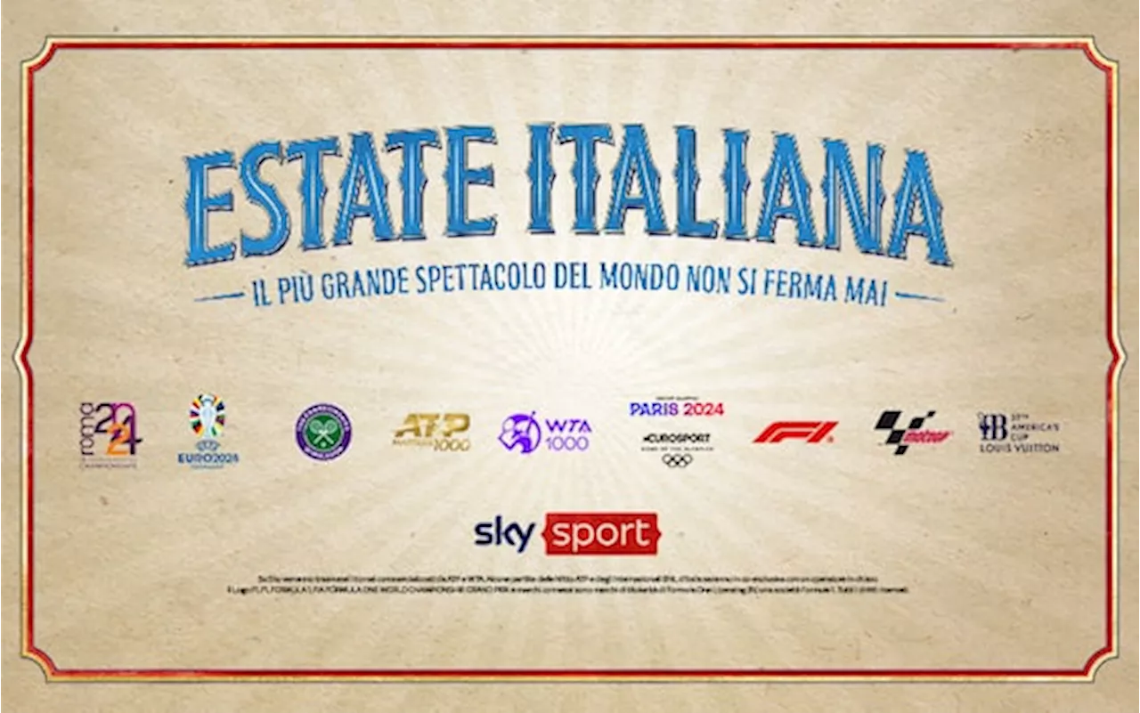 L'Estate italiana di Sky Sport: Wimbledon, Olimpiadi, Europei di atletica, America's Cup!