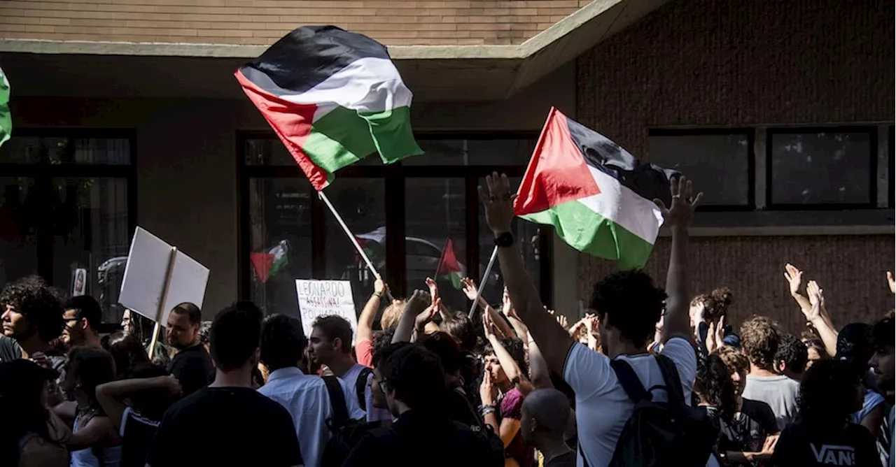 La protesta studentesca per Gaza anche al test Medicina