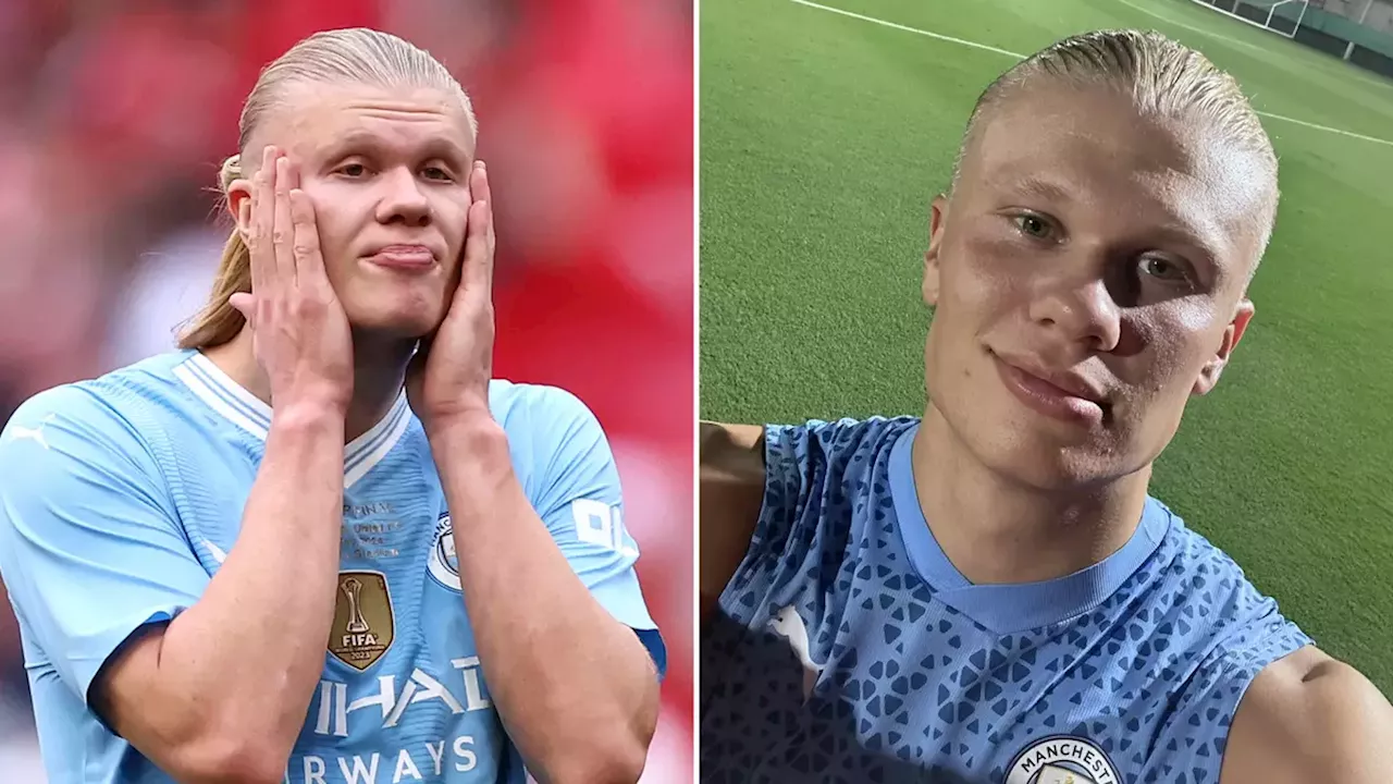 Brazilian club 'announce' signing of Erling Haaland forcing Man City star to respond