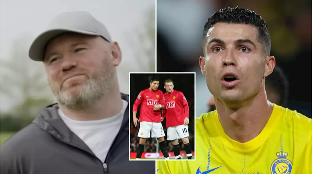 Wayne Rooney breaks 'forbidden' Cristiano Ronaldo rule during chat with Gary Neville