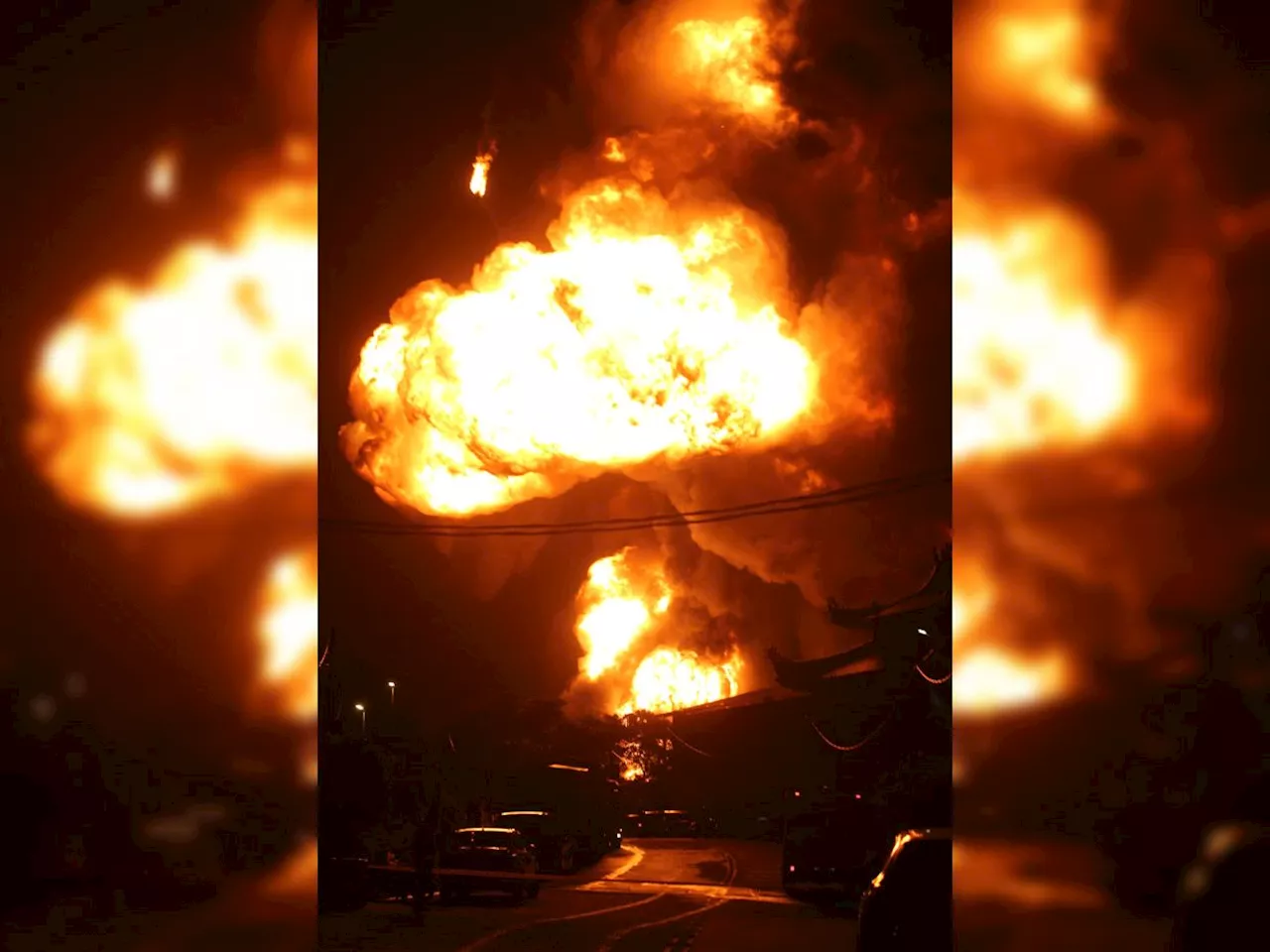 Late night blast rocks Iskandar Puteri residents as factory goes up in flames