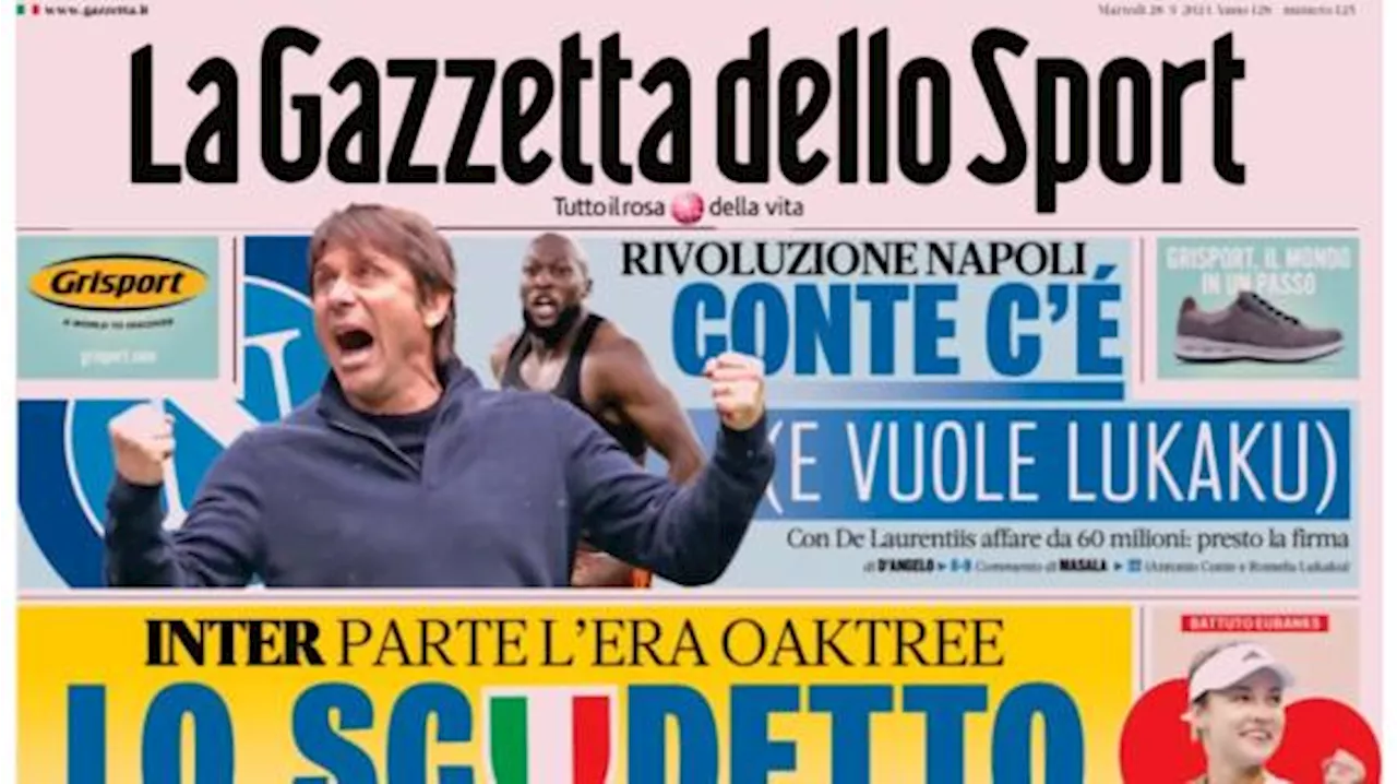 Le aperture dei quotidiani italiani e stranieri di oggi, martedì 28 maggio