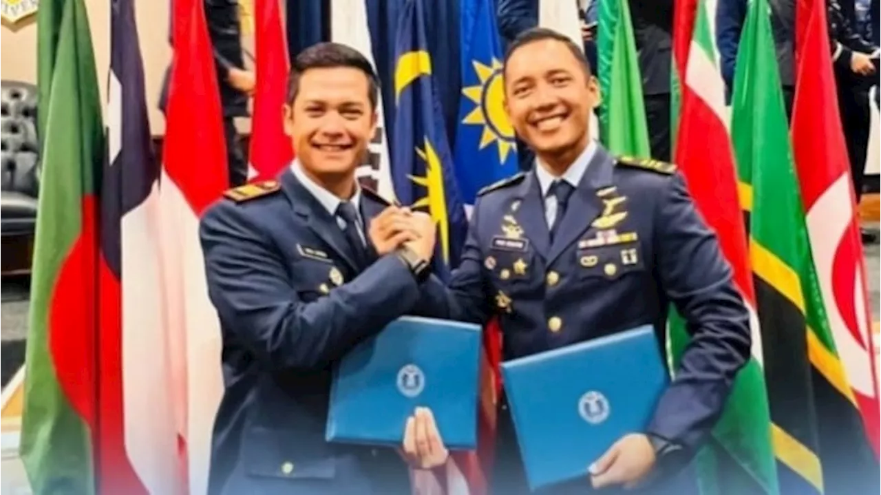 Dua Penerbang Tempur TNI AU Berhasil Lulus Pendidikan Squadron Officer School di Negeri Paman Sam