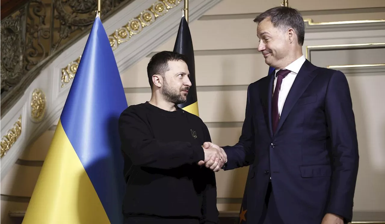 Belgium pledges $1 billion to Ukraine as Zelenskyy continues his whistlestop European tour