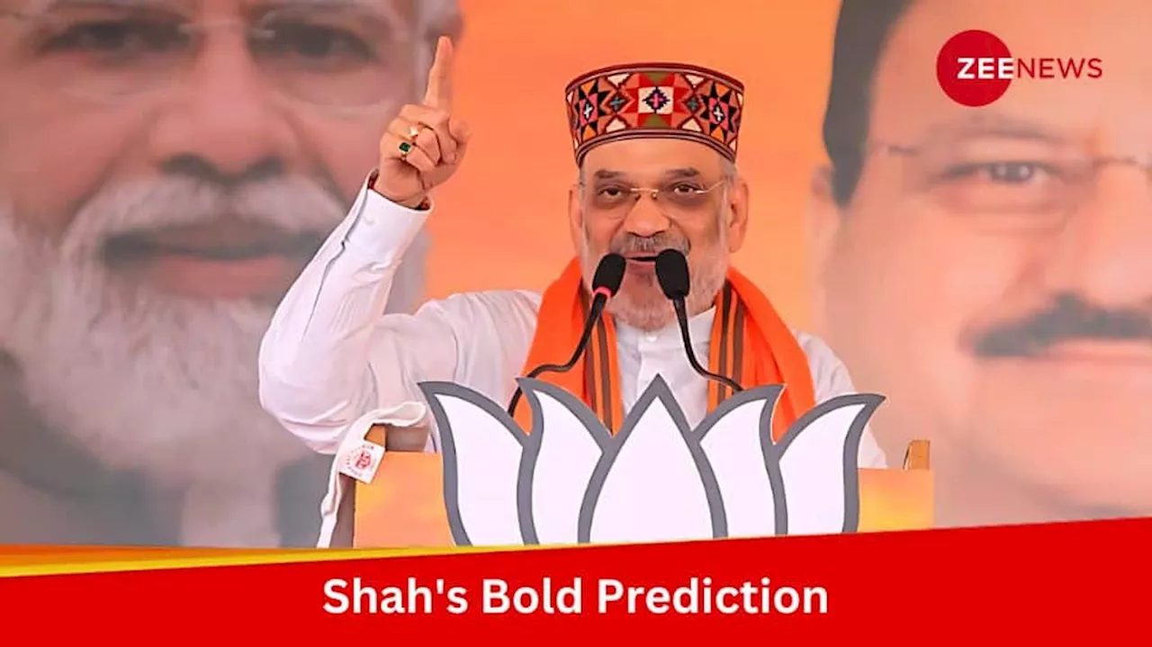 Amit Shahs Bold Prediction On Lok Sabha Polls: Congress Under 40 Seats, SP Under 4