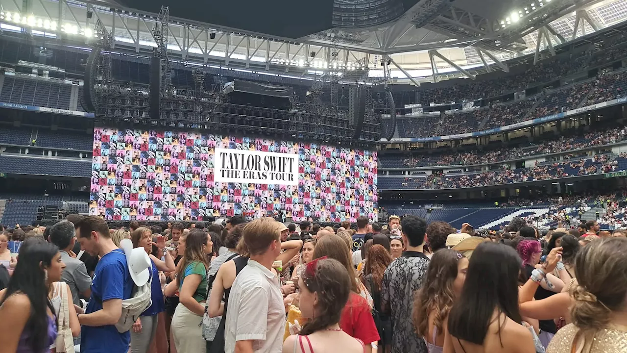 El concierto de Taylor Swift en Madrid, desde dentro: las impresionantes fotos del escenario y el ambiente