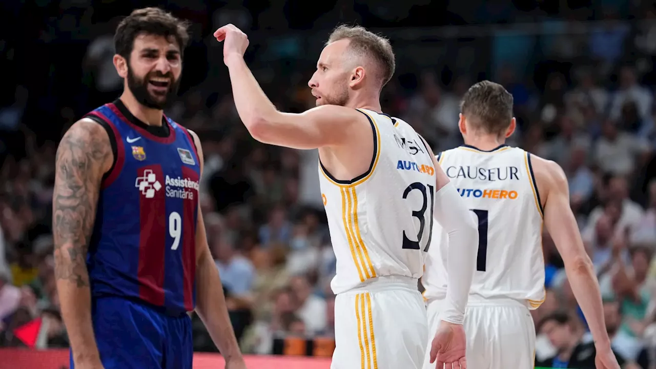 El Real Madrid golpea primero: Llull apaga al Barça en el primer partido de semifinales de la Liga Endesa