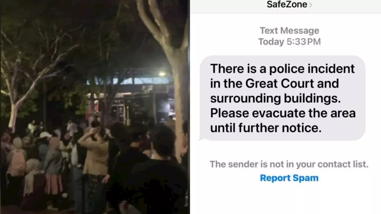 University of Queensland’s Great Court evacuated after ‘anonymous threat’ phoned in