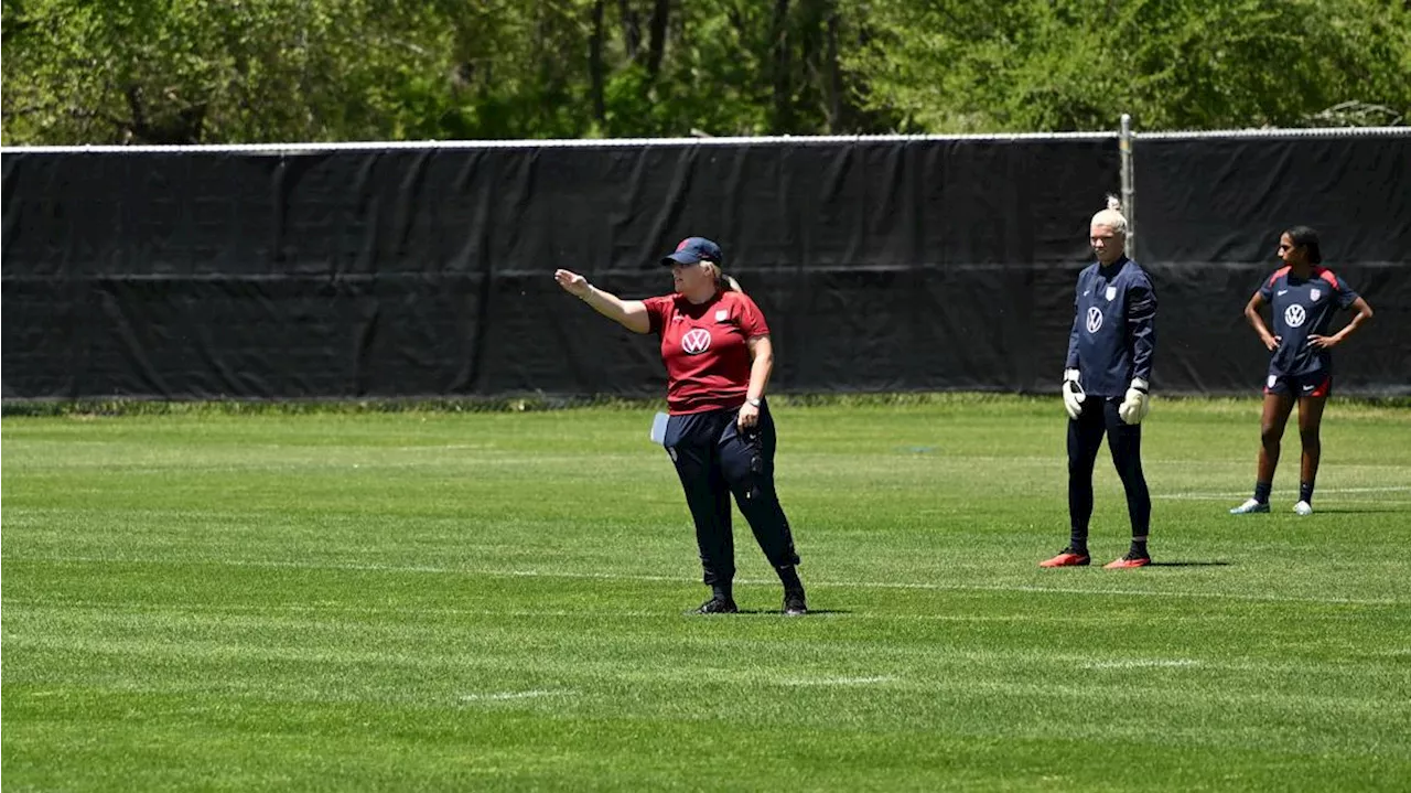 New coach Emma Hayes conducts first practice with US women's soccer team, preparing for Paris Games