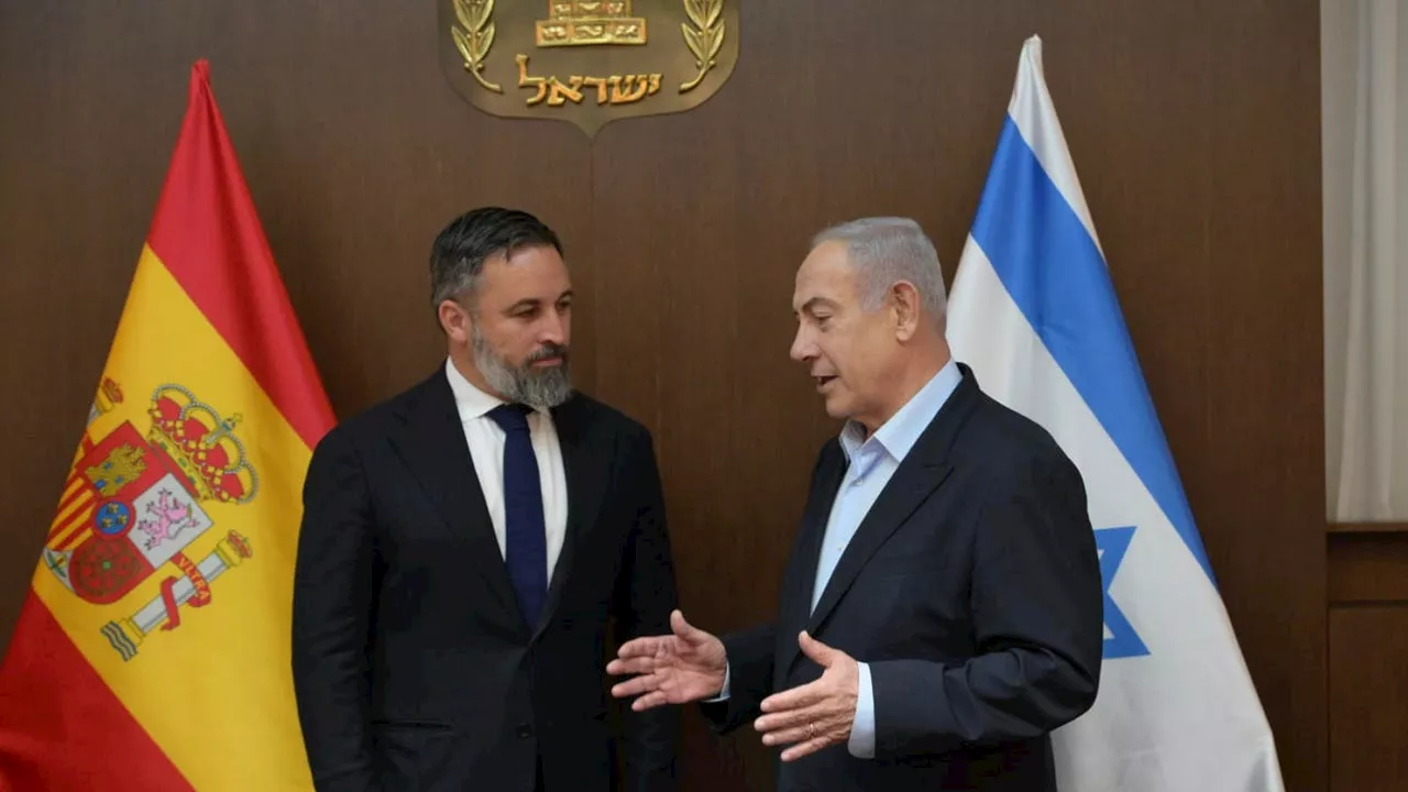 Santiago Abascal visita a Netanyahu en Israel: 'Pedro Sánchez no es España'