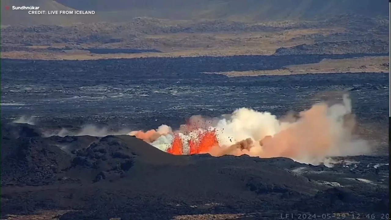 Iceland volcano starts erupting again, triggering local spa evacuations