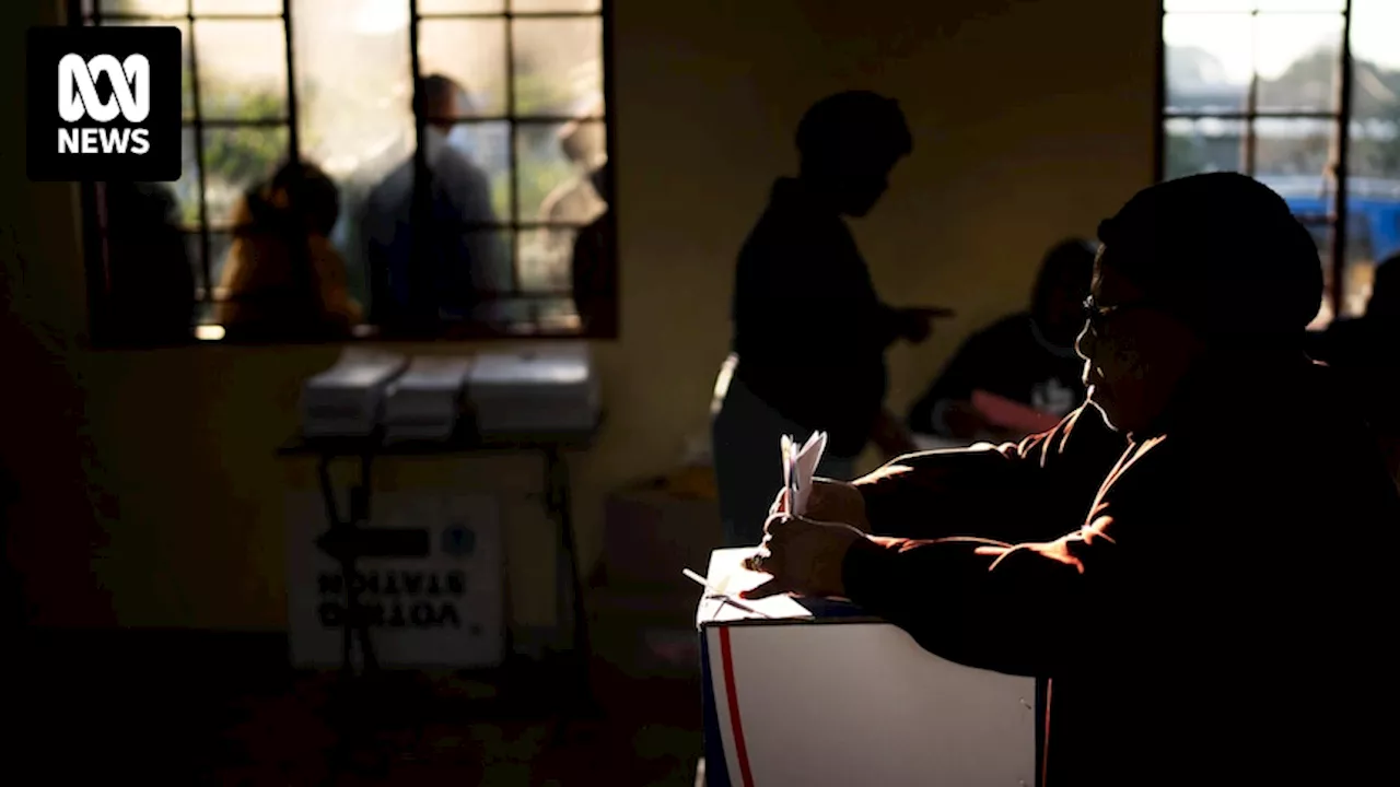 South Africans vote in election that pits the African National Congress against significant opposition