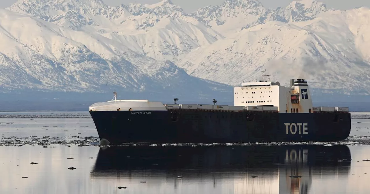 After suffering mechanical issue, major freight ship for Alaska is temporarily out of commission