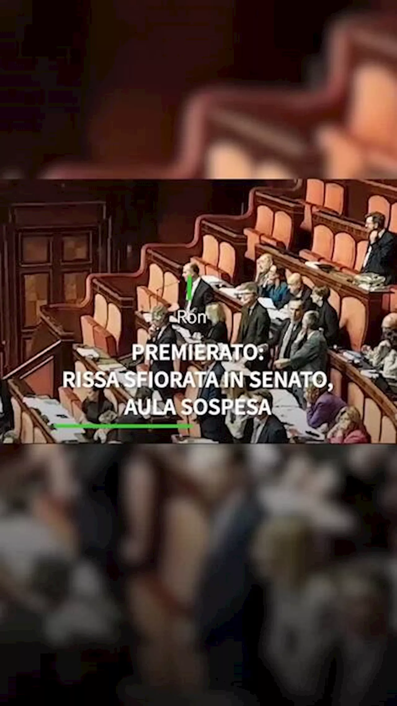 Premierato: rissa sfiorata in Senato, Aula sospesa