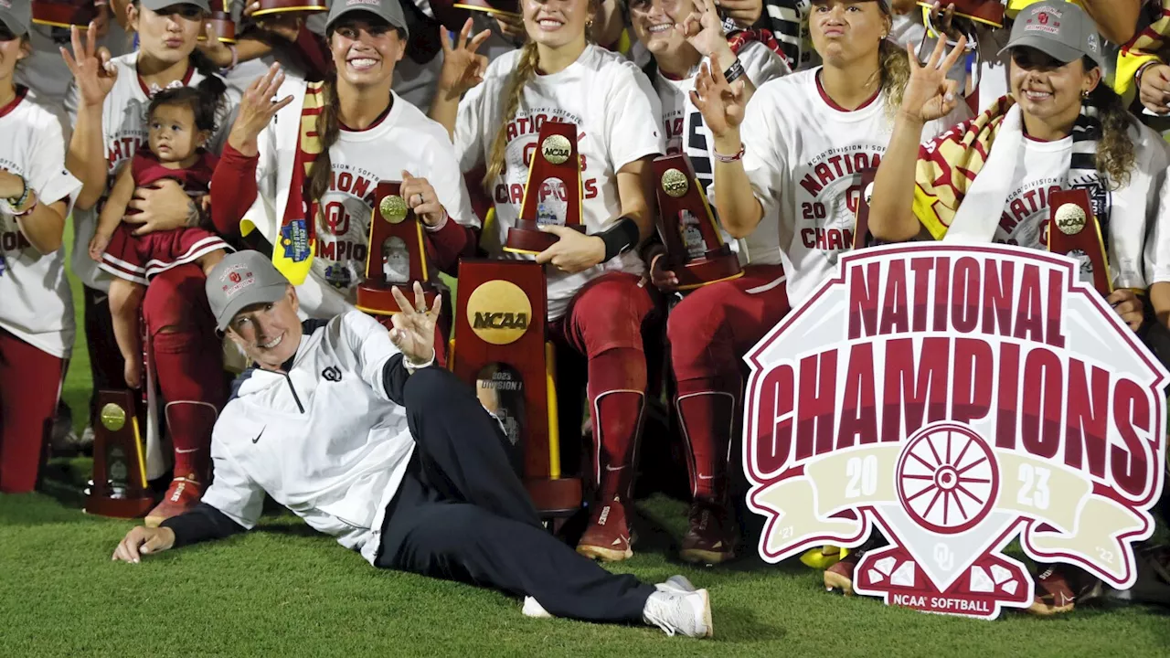 Oklahoma to chase record 4th straight national title at Women's College World Series