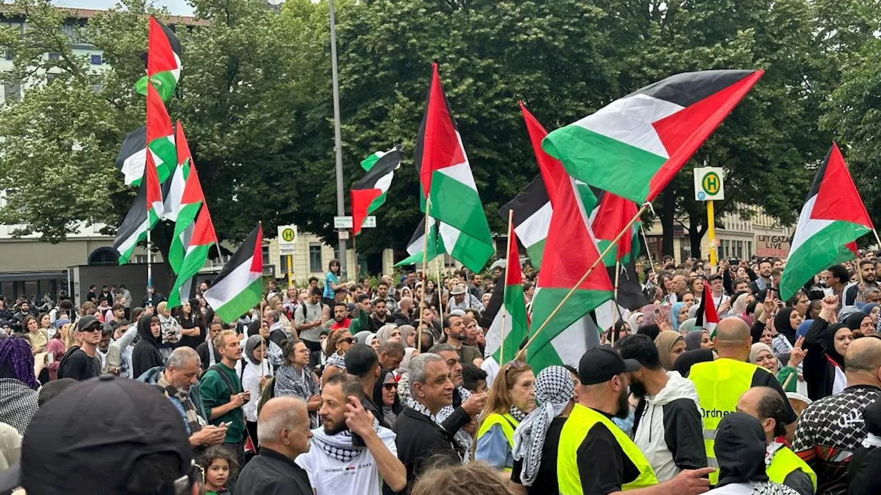 Rund 1400 Demonstranten bei Palästinenser-Demo