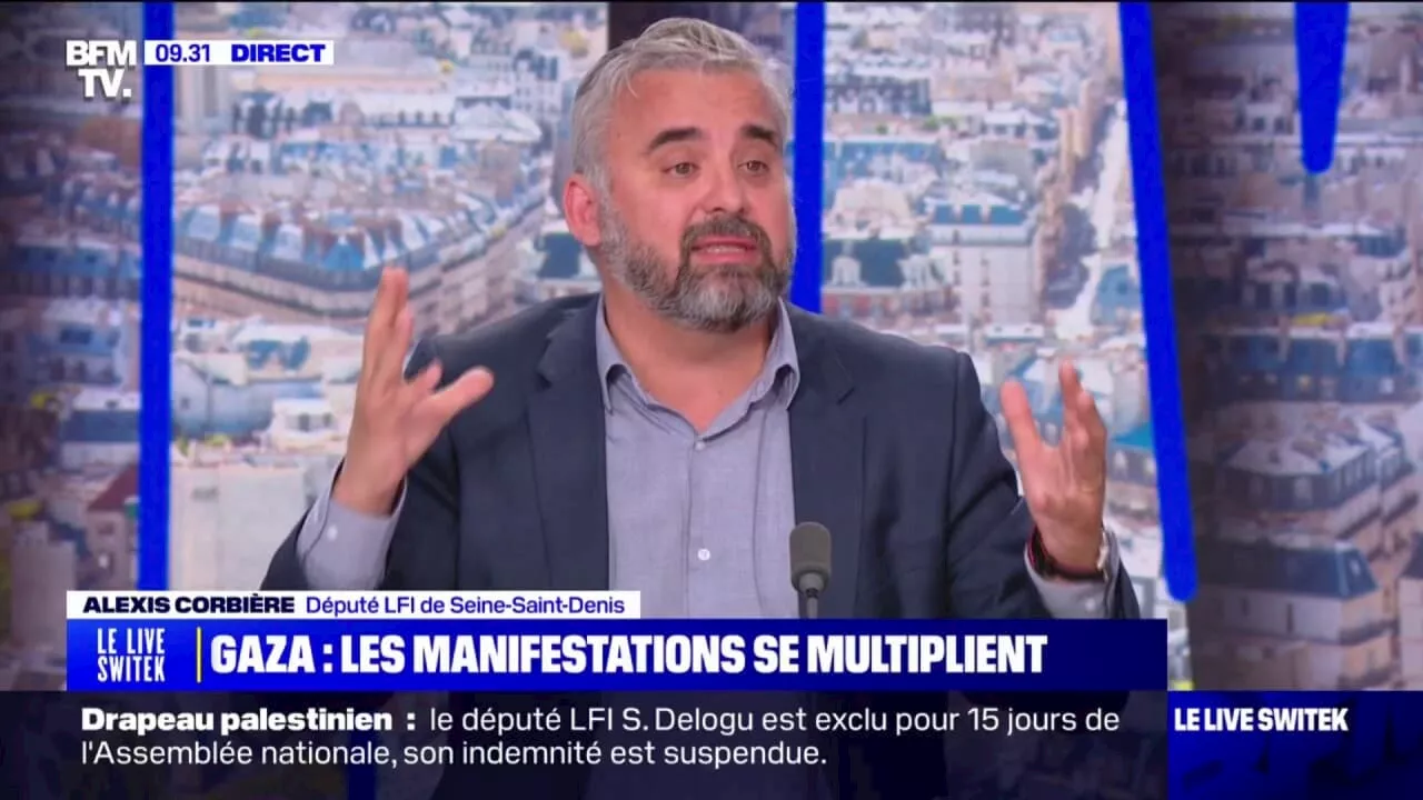 Projection du film d'Aymeric Caron sur Gaza: 'Je n'ai pas besoin de ça' explique avec émotion Alexis Corbière