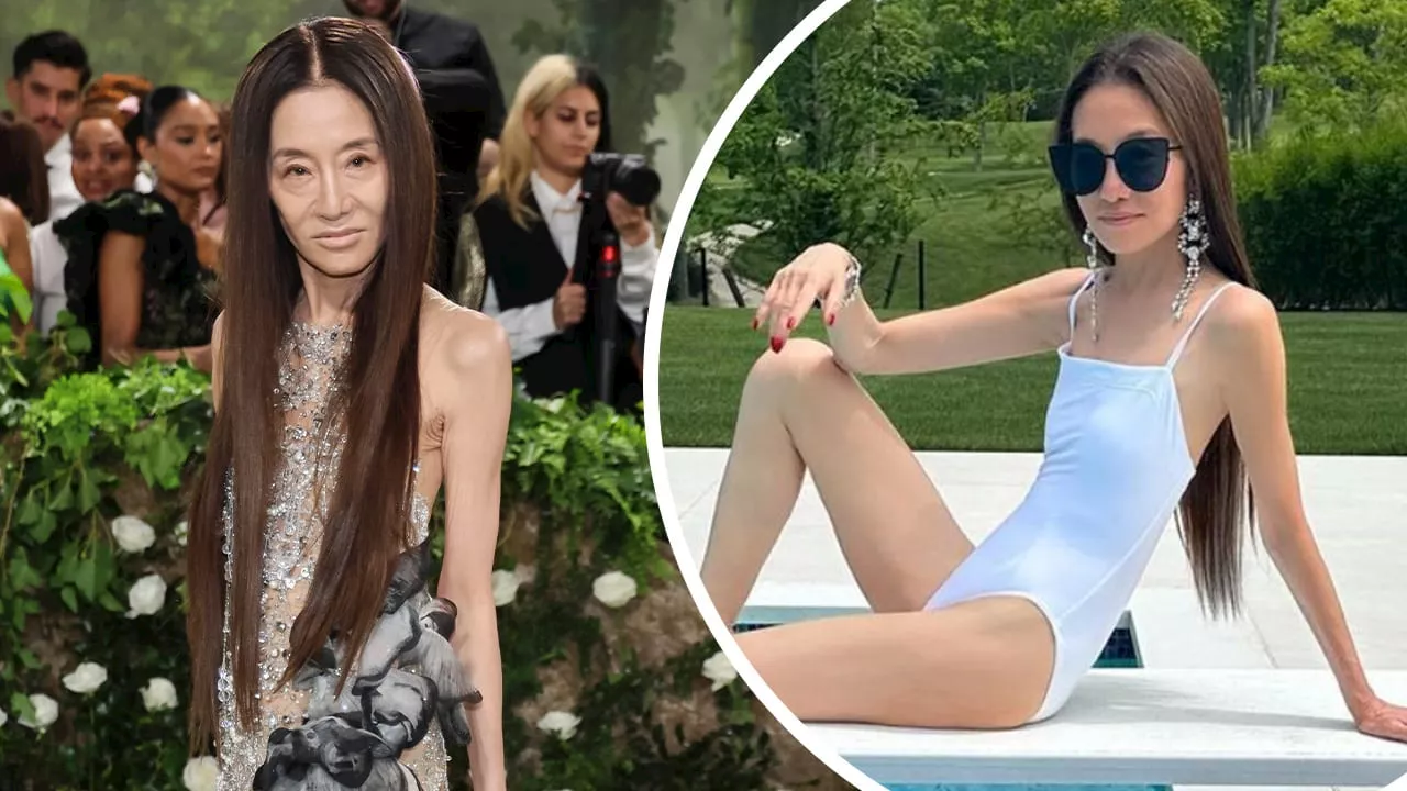 Vera Wang (74): Zwischen diesen Fotos der Star-Designerin liegen drei Wochen